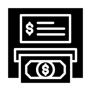 Atm Machine, Cash Withdrawal, Bank, Atm, Withdraw, Money  icon