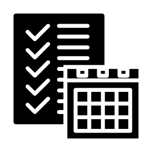 Daily Tasks, Tasks, Schedule, To Do List, Planning, Checklist   icon