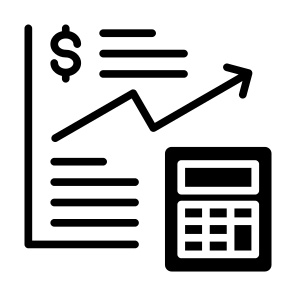 Financial Calculation, Financial, Calculation, Profit, Growth, Report   icon