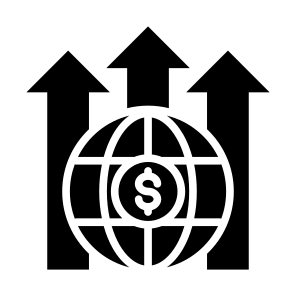 Global Growth, Sales, Global, Growth, Trade, Stock Market    icon