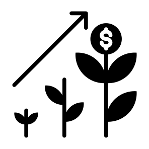 Growth Investment, Profit, Money, Growth, Investment, Financial Growth icon