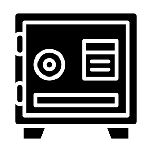 Safety Box, Bank, Savings, Security System, Safe Deposit, Deposit Box icon