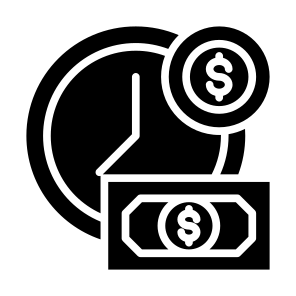 Time Is Money, Time And Date, Clock, Time, Money, Efficiency,   icon