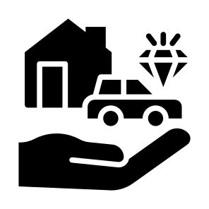 Asset, Car, Diamond, Real Estate, Living  icon