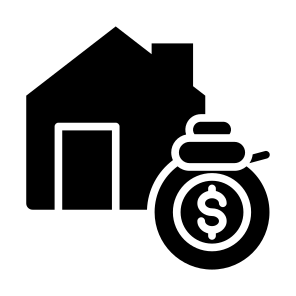 Home Finance, Money, Real Estate, Cost, Mortgage  icon