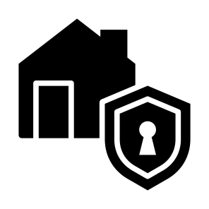 Security, Shield, Home, Protection, Insurance icon