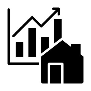 Trends, Real Estate, Growth, Investment, Property icon