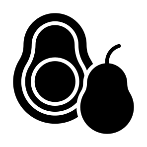 Avocado, Fruit, Vegetarian, Healthy Food, Food And Restaurant icon