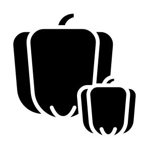 Bell Pepper, Vegetable, Vegetarian, Food, Food And Restaurant icon