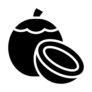 Coconut, Fruit, Food, Healthy Food, Food And Restaurant icon