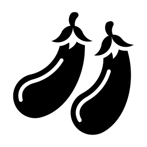 Eggplant, Vegetable, Vegetarian, Healthy Food, Food And Restaurant icon
