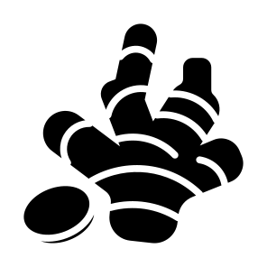Ginger, Vegetable, Vegetarian, Healthy Food, Food And Restaurant icon