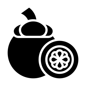 Mangosteen, Fruit, Food, Healthy Food, Food And Restaurant icon