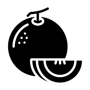 Melon, Fruit, Vegetarian, Healthy Food, Food And Restaurant icon