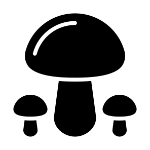 Mushrooms, Vegetable, Vegetarian, Healthy Food, Food And Restaurant icon