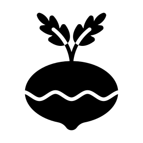 Turnip, Vegetable, Vegetarian, Healthy Food, Food And Restaurant icon