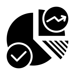 Market Share, Segmentation, Market, Analysis, Pie Chart, Statistics icon