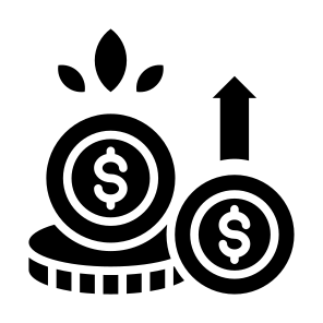 Money Grow, Money, Grow, Growth, Profit, Finance icon