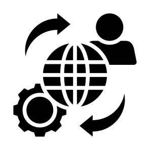 Outsourcing, Process, Global, Employee, Worker, Management icon