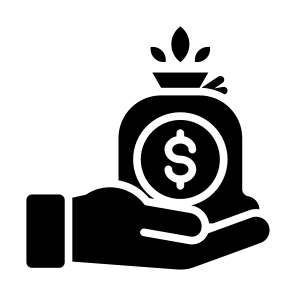 Profitable, Investment, Profit, Money, Grow, Cash icon