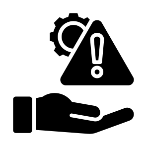 Risk Management, Risk, Management, Control, Prevent, Handling icon