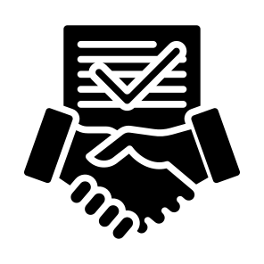 Contract Agreement, Contract, Agreement, Negotiate, Accepted, Document icon