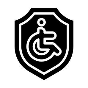 Disability Insurance, Disability, Insurance, Wheelchair, Protection, Healthcare icon