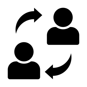 Employee Rotation, Employee, Rotation, Worker, Change, Shift icon