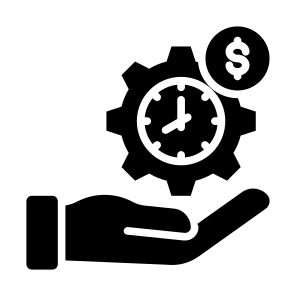 Full Time Job, Time Is Money, Employment, Pay, Hour, Time icon