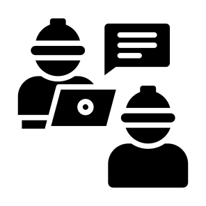 Job Discussion, Job, Discussion, Employee, Interview, Worker icon