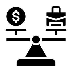 Job Stability, Job, Stability, Balance, Income icon