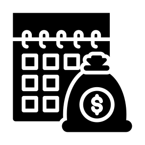 Salary Day, Payday, Payment, Salary, Calendar, Schedule icon