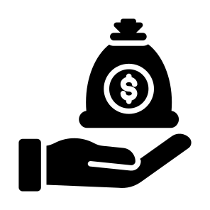 Salary, Money, Income, Money Bag, Earnings icon