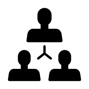 Coordination, Team Work, Workflow, Collaboration, Scheme icon