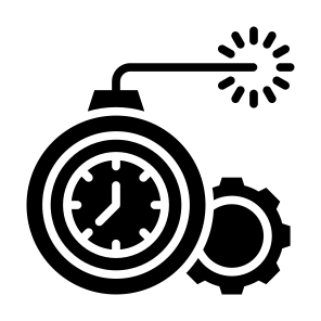 Deadline, Overdue, Overtime, Rush, Planning, Time Management, Time icon
