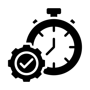 Efficiency, Time, Optimization, Effectiveness, Output, Time Management, Productivity, Performance icon