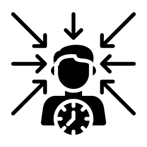 Focus, Worker, Employee, Time Management, Concentration icon