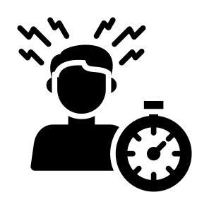 High Pressure, User, Work, Time, Stress  icon