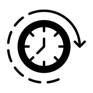 Long Time, Watch, Duration, Clock, Running Time, Time Passing, Circular Arrow, Restore icon