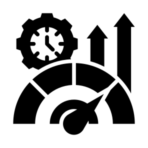 Productivity, Effective, Process Improvement, Growth, Performance icon