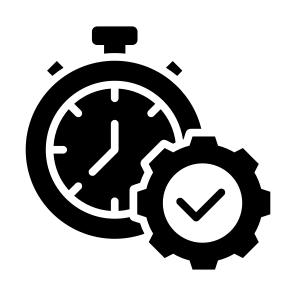 Time Management, Efficiency, Productivity, Clock, Time, Work Experience, Schedule, Timetable icon