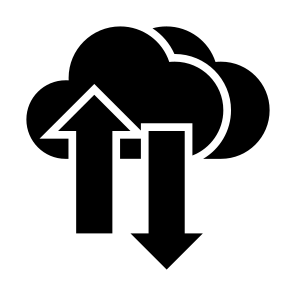 Cloud Transfer, Cloud Computing, Cloud, Data Transfer, Cloud Storage, Cloud Data   icon