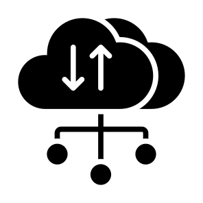 Cloud Transfer, Cloud, Data, Transfer, Network, Cloud Computing  icon