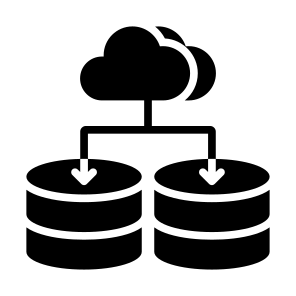 Cloud Transfer, Cloud, Server, Data Transfer, Database, Cloud Storage icon