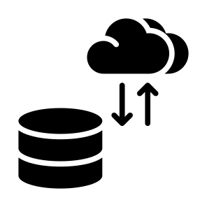 Cloud Transfer, Cloud, Transfer, Data Transfer, Server, Storage icon