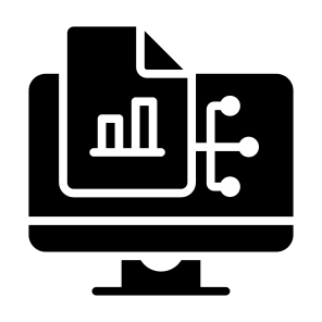 Data Analytics, Data, Analytics, Report, Statistics, Monitor icon