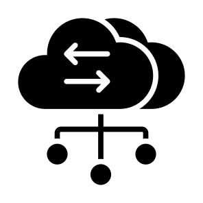 Data Tranfer, Cloud Transfer, Cloud, Data, Transfer, Network, Cloud Computing icon