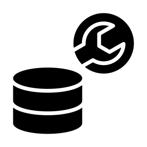 Database Management, Setting, Database, Maintenance, Server, Configuration  icon