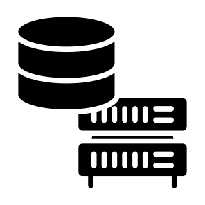 Database Storage, Database, Storage, Server, Technology, Hosting icon
