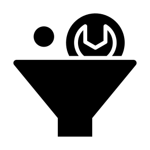 Filter Settings, Filter, Settings, Funnel, Filtering, Sorting  icon